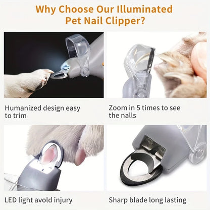 VETA™ - Safe Pet Nail Clippers with LED Light